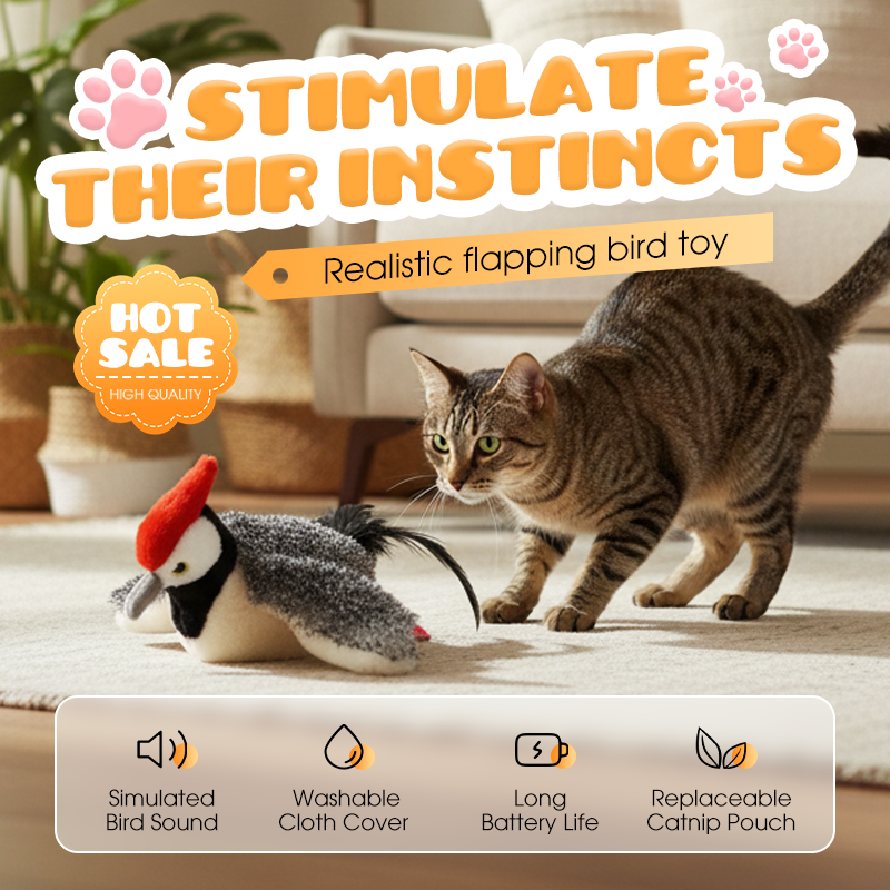 Ruioomeep Chat en peluche interactif - Animal de compagnie électronique - Cadeau pour fille à partir de 3 ans
