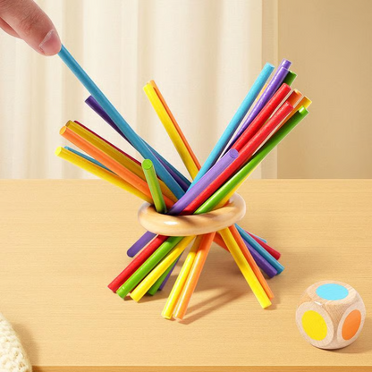 ⭐Jeu de quilles en bois avec boules pour enfants