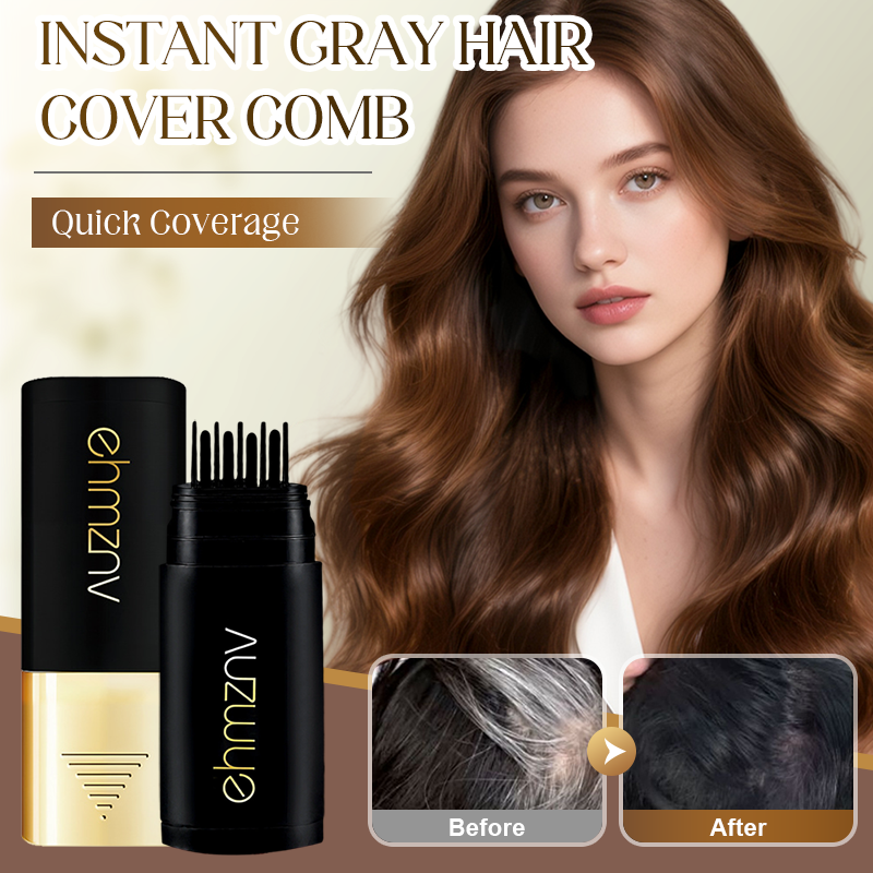 🔥Offre spéciale Noël : 50 % DE RÉDUCTION !!!🔥Peigne direct pour couvrir les cheveux gris