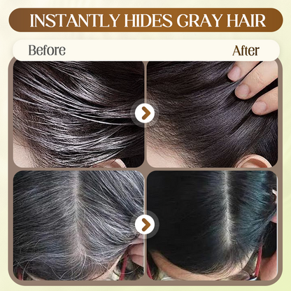 🔥Offre spéciale Noël : 50 % DE RÉDUCTION !!!🔥Peigne direct pour couvrir les cheveux gris