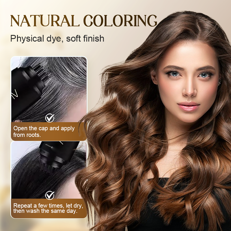 🔥Offre spéciale Noël : 50 % DE RÉDUCTION !!!🔥Peigne direct pour couvrir les cheveux gris
