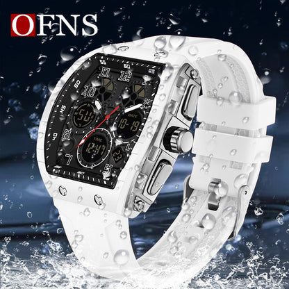 🎁Découvrez Noël 50 % DE RÉDUCTION🎄Montre automatique numérique lumineuse et sportive pour homme