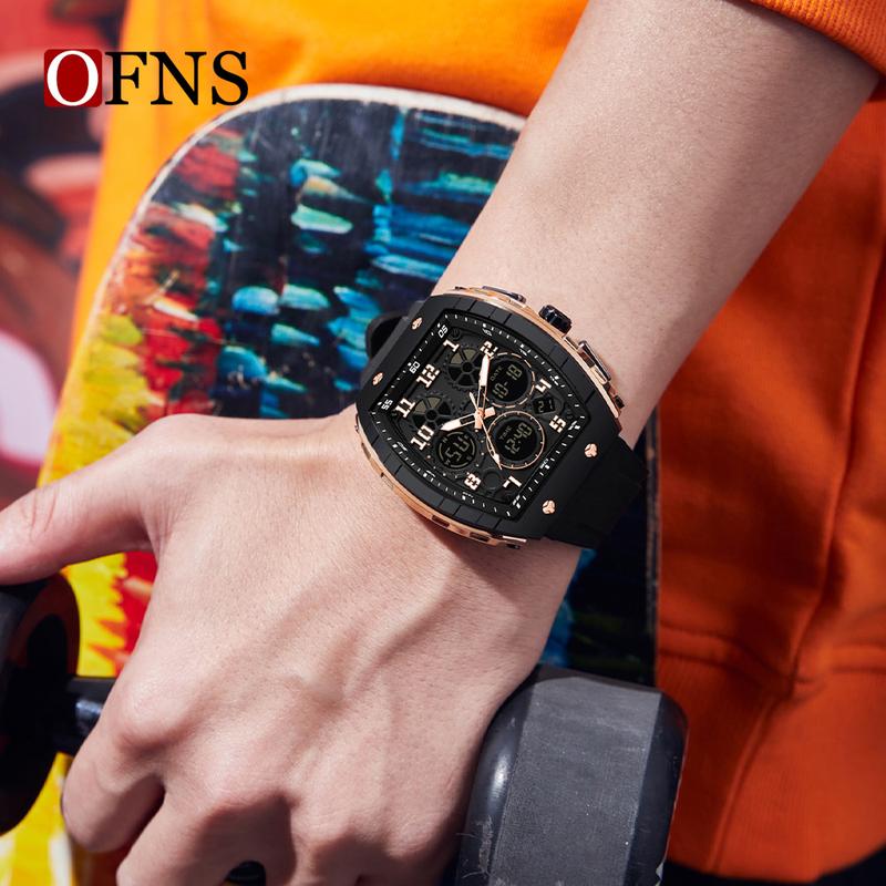 🎁Découvrez Noël 50 % DE RÉDUCTION🎄Montre automatique numérique lumineuse et sportive pour homme