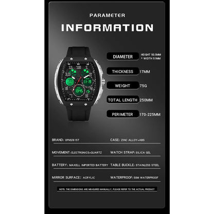 🎁Découvrez Noël 50 % DE RÉDUCTION🎄Montre automatique numérique lumineuse et sportive pour homme