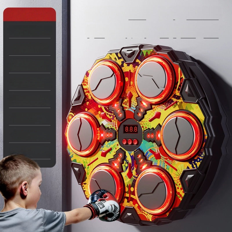 Machine de boxe interactive, intelligente et musicale