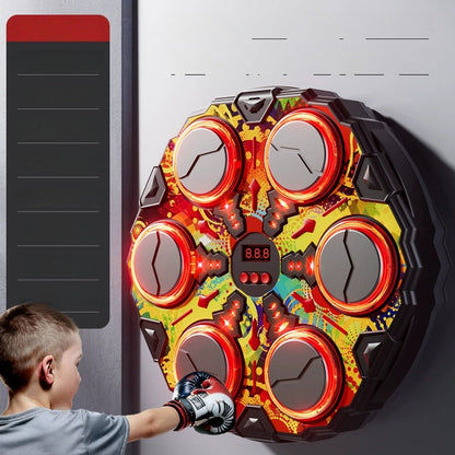 Machine de boxe interactive, intelligente et musicale