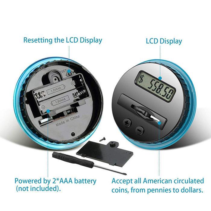 💰 PROMO FLASH : 50% DE RÉDUCTION ! 🏦 Tirelire Numérique – ABS – Compteur Électronique & Écran LCD for Enfants & Adultes ✨