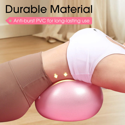 🤸‍♀️ 50% DE RÉDUCTION ! ⚽ Ballon Pilates 9 Pouces – Anti-Éclatement, Pompe Incluse & Idéal pour Fitness 📦💪