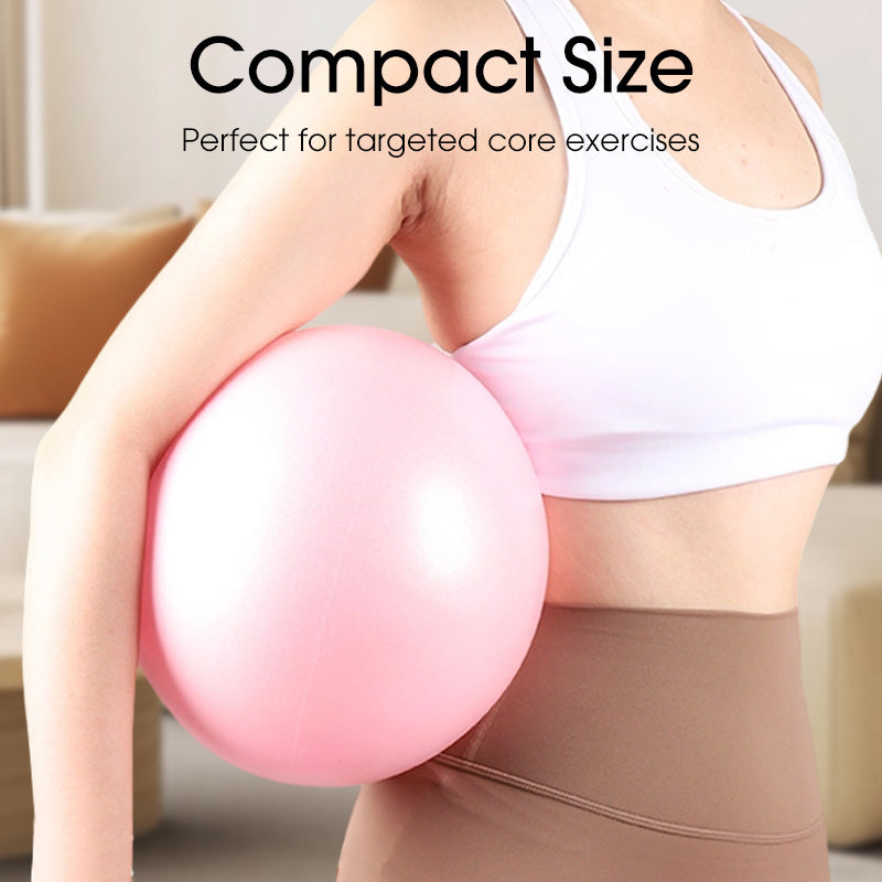 🤸‍♀️ 50% DE RÉDUCTION ! ⚽ Ballon Pilates 9 Pouces – Anti-Éclatement, Pompe Incluse & Idéal pour Fitness 📦💪