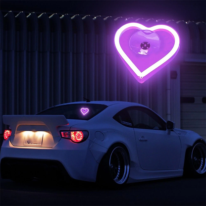 Éclairage d'ambiance solaire pour voiture | Romantique et sans fil ! ❤️🚗