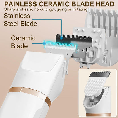 Tondeuse électrique 3 en 1 pour poils corporels, tondeuse sans fil pour poils intimes pour hommes