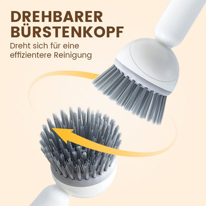 🌟ACHETEZ 2, OFFERT 1 ! ✨Brosse de nettoyage rotative avec long manche pour la vaisselle et les casseroles