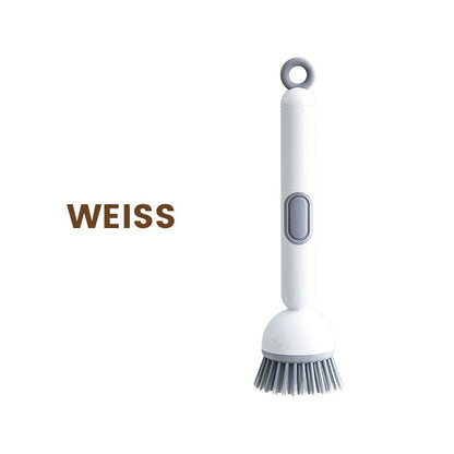 🌟ACHETEZ 2, OFFERT 1 ! ✨Brosse de nettoyage rotative avec long manche pour la vaisselle et les casseroles