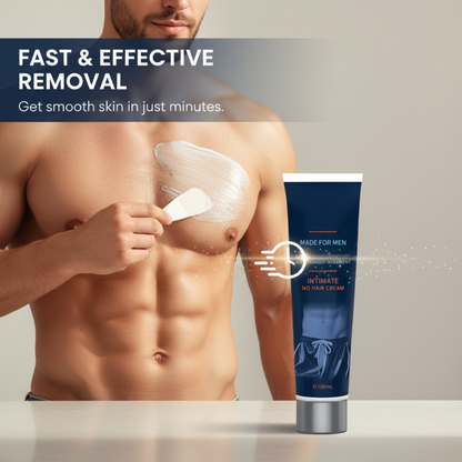🧴 ACHETEZ 1, OFFERT 1 ! ✨ Crème Dépilatoire Homme à Action Rapide – Peau Lisse, Sans Irritation & Formule Nourrissante 🌿