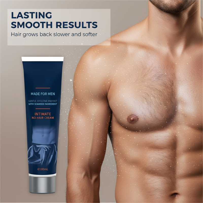 🧴 ACHETEZ 1, OFFERT 1 ! ✨ Crème Dépilatoire Homme à Action Rapide – Peau Lisse, Sans Irritation & Formule Nourrissante 🌿