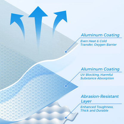 🥡 Sacs de conservation d'aliments réutilisables en feuille d'aluminium scellables 🔒✨ ♻️🛒 avec fonction de compression sous vide