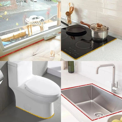 🛠️✨ Ruban d’étanchéité autocollant imperméable et anti-moisissure pour joints de carrelage, éviers et baignoires