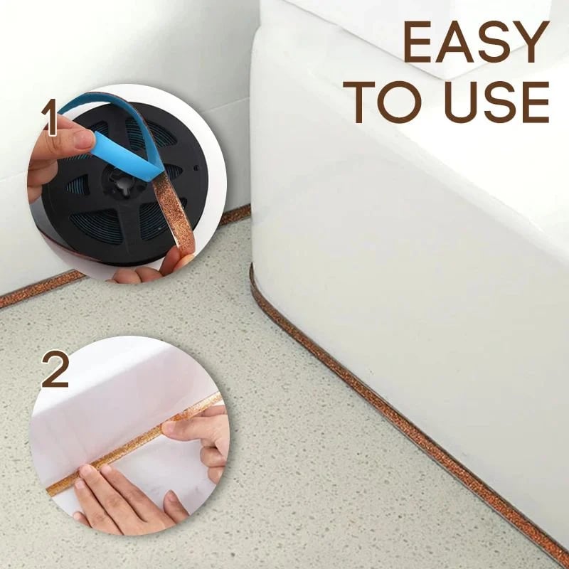 🛠️✨ Ruban d’étanchéité autocollant imperméable et anti-moisissure pour joints de carrelage, éviers et baignoires
