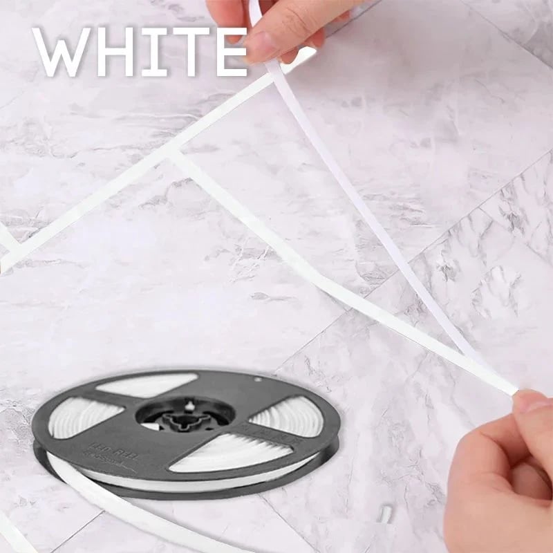 🛠️✨ Ruban d’étanchéité autocollant imperméable et anti-moisissure pour joints de carrelage, éviers et baignoires