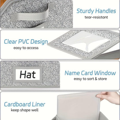 🧢 50% DE RÉDUCTION ! 🎉 Boîtes Empilables pour Casquettes – Transparentes, Modulables & Gain de Place ⚾📦