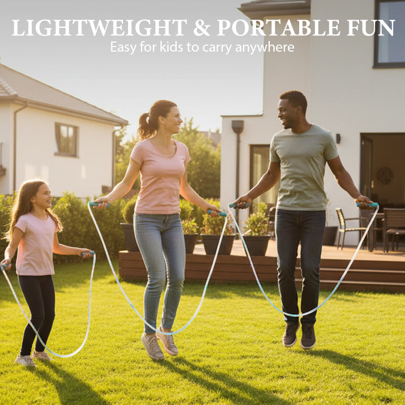 Corde à Sauter Lumineuse LED – Fun & Glow Pour Enfants Et Adultes, Design Cool Et Réglable