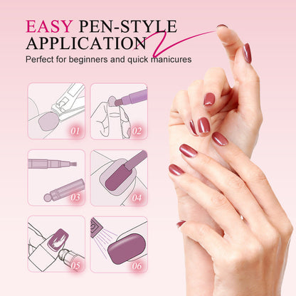 💅 PROMO FLASH : 50% DE RÉDUCTION ! Stylo de Vernis Gel Effet Œil de Chat 6-en-1 avec Aimant Intégré for des Ongles Parfaits où que Vous Soyez ✨