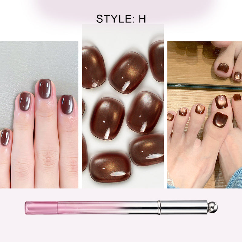 💅 PROMO FLASH : 50% DE RÉDUCTION ! Stylo de Vernis Gel Effet Œil de Chat 6-en-1 avec Aimant Intégré for des Ongles Parfaits où que Vous Soyez ✨