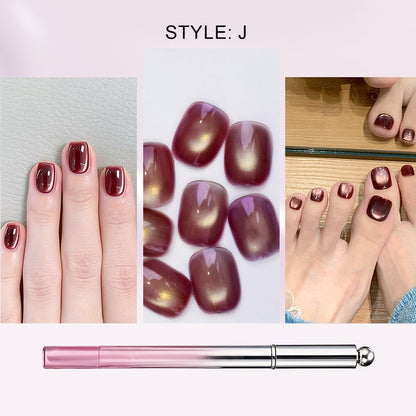 💅 PROMO FLASH : 50% DE RÉDUCTION ! Stylo de Vernis Gel Effet Œil de Chat 6-en-1 avec Aimant Intégré for des Ongles Parfaits où que Vous Soyez ✨
