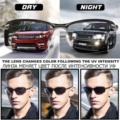 2026 Lunettes de soleil photochromiques avec verres polarisés antireflets (50 % de réduction) 😎