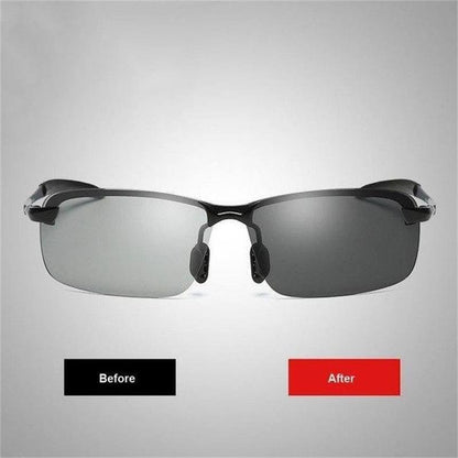 2026 Lunettes de soleil photochromiques avec verres polarisés antireflets (50 % de réduction) 😎