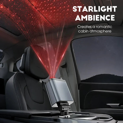 📣🔥Chargeur de voiture ultra-rapide avec câbles rétractables et ambiance lumineuse étoilée😃