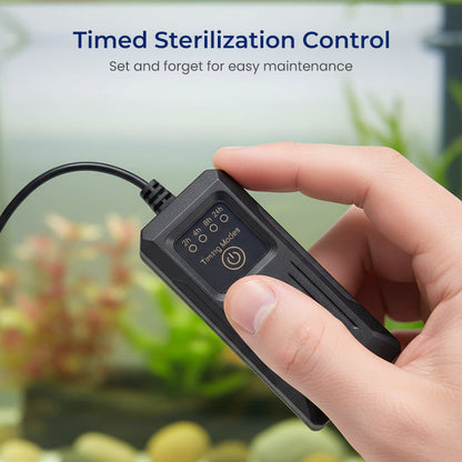 🥳SOLDES EXCEPTIONNELLES 2026🥳💞PLUS DE 50 000 EXEMPLAIRES VENDUS !👵❤️  Lampe stérilisante UV submersible avec minuterie pour aquariums