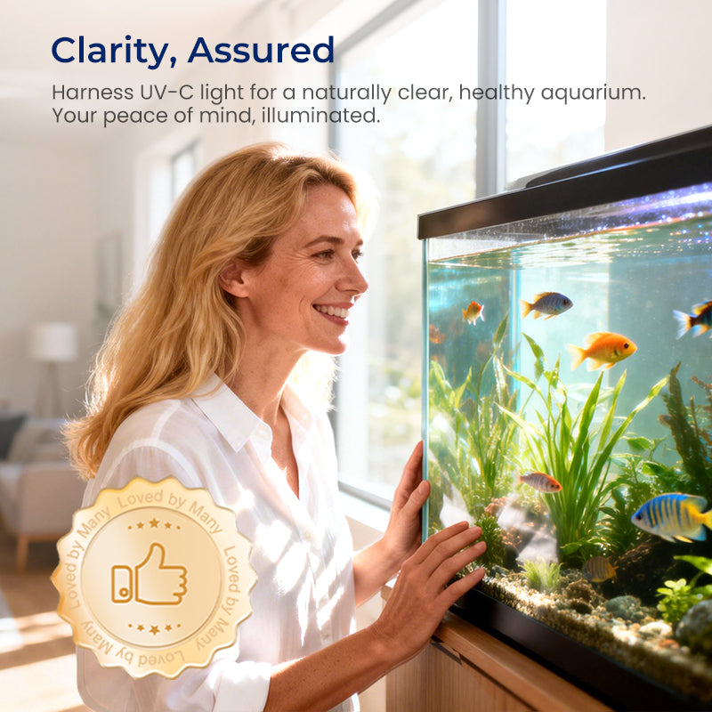 🥳SOLDES EXCEPTIONNELLES 2026🥳💞PLUS DE 50 000 EXEMPLAIRES VENDUS !👵❤️  Lampe stérilisante UV submersible avec minuterie pour aquariums