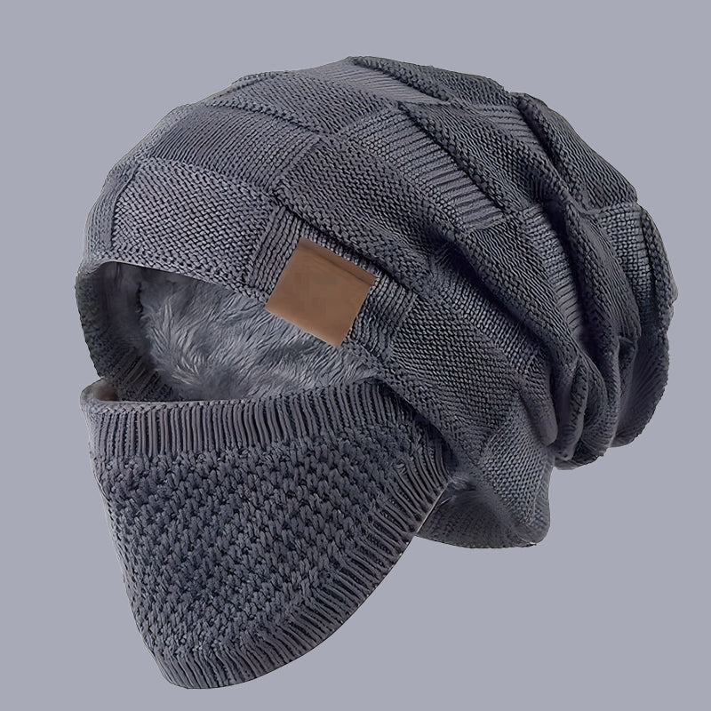 Bonnet d'hiver chaud avec cache-visage