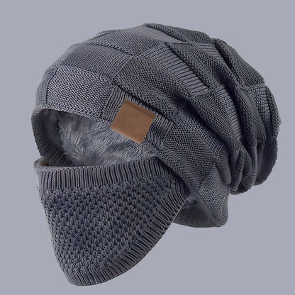 Bonnet d'hiver chaud avec cache-visage