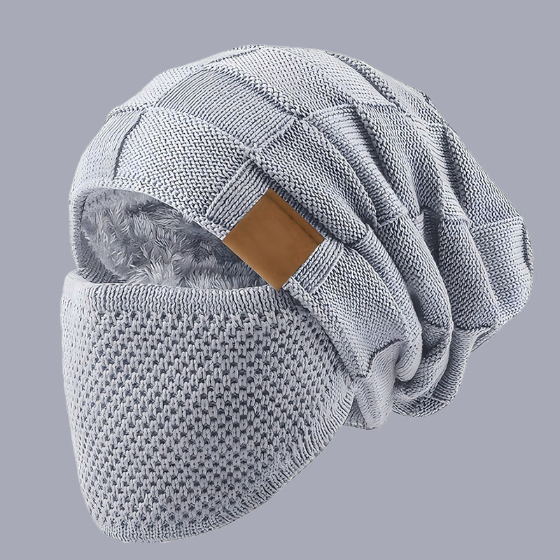 Bonnet d'hiver chaud avec cache-visage