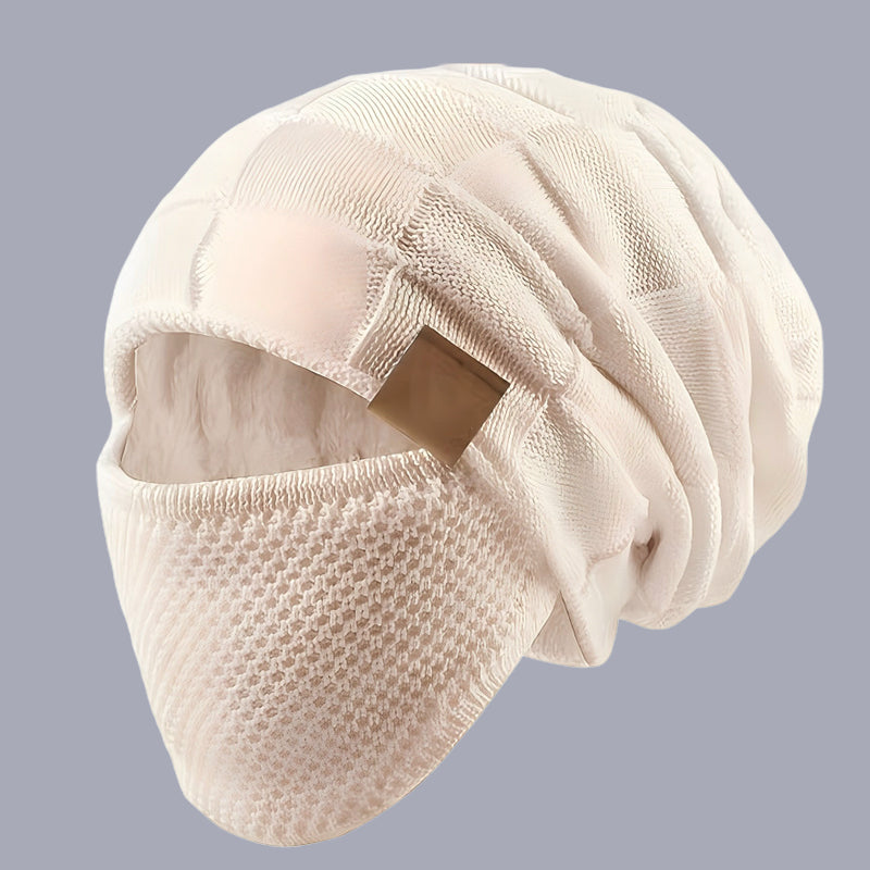 Bonnet d'hiver chaud avec cache-visage