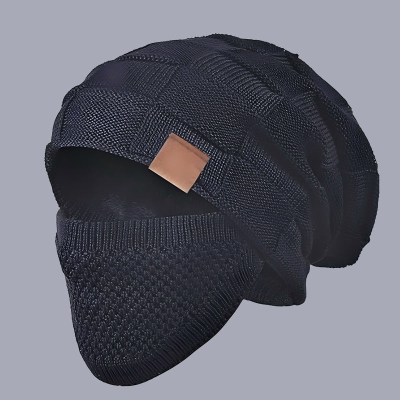 Bonnet d'hiver chaud avec cache-visage