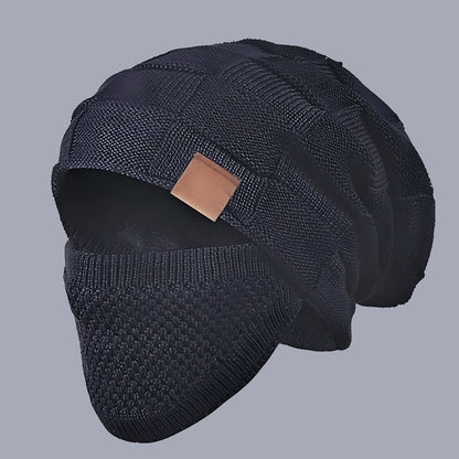Bonnet d'hiver chaud avec cache-visage
