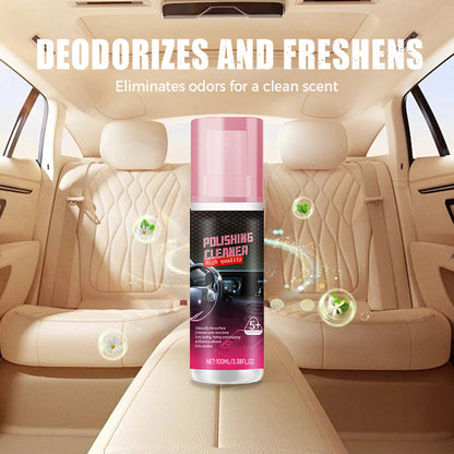 ✨Polish Instantané pour Intérieur Auto – Brillance Immédiate, Protection Durable & Facile à Appliquer🧽