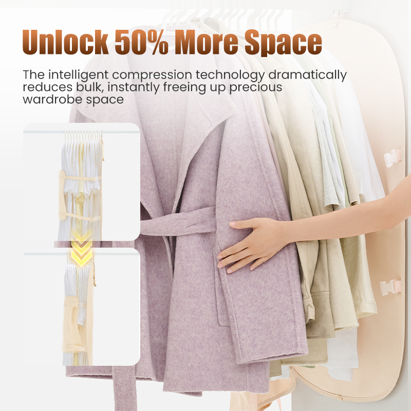📦Sac de rangement anti-poussière👚🛡️Housse de protection anti-poussière à compression pour vêtements, à placer dans les armoires