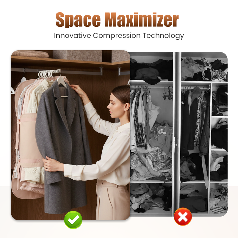 📦Sac de rangement anti-poussière👚🛡️Housse de protection anti-poussière à compression pour vêtements, à placer dans les armoires