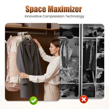 📦Sac de rangement anti-poussière👚🛡️Housse de protection anti-poussière à compression pour vêtements, à placer dans les armoires