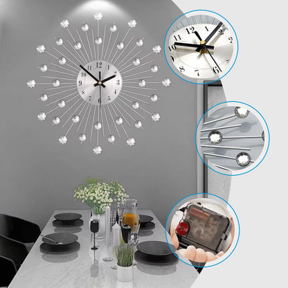 Horloge murale créative pour la décoration du salon