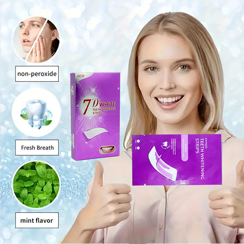 💜DERNIER JOUR Achetez-en 1, obtenez-en 1 GRATUITEMENT💜Bandes blanchissantes pour les dents 💫