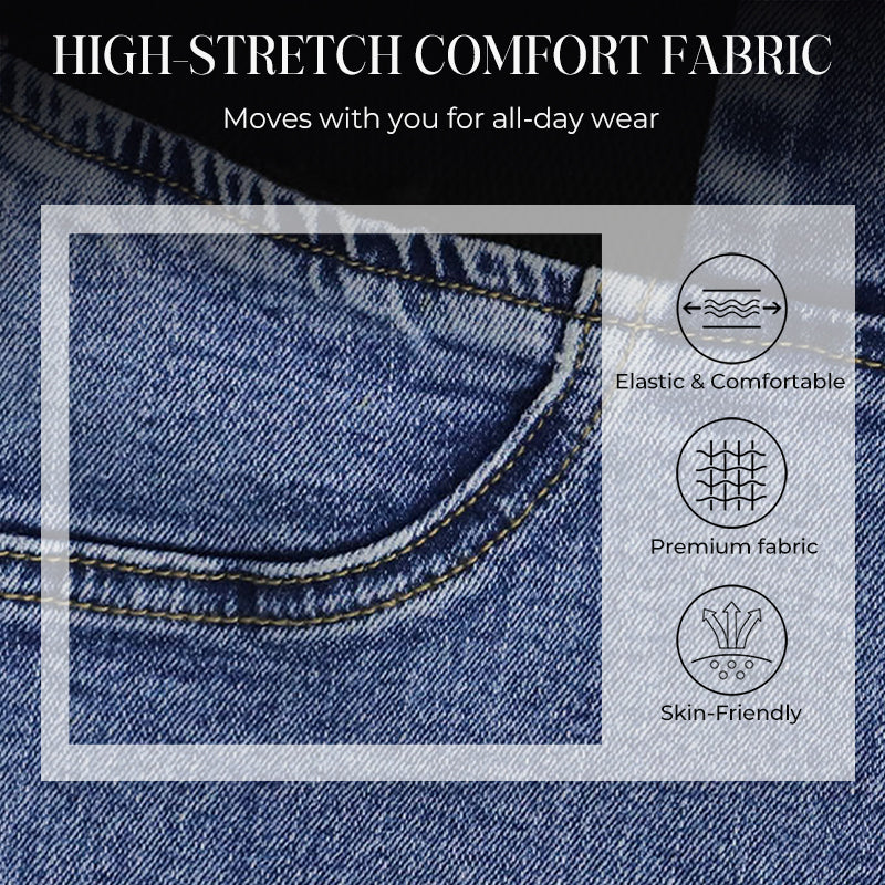 💎 62% DE RÉDUCTION ! 💎 Jean Évasé Taille Haute pour Femme – Denim Stretch, Silhouette Allongée & Confort Absolu 👖💙