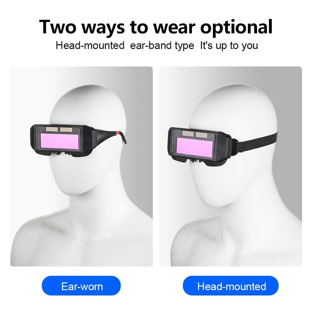 🛡️ PROMO LIMITÉE 50% DE RÉDUCTION ! 💥 Lunettes Soudage Obscurcissement Automatique – Solaire, Anti-UV/IR, Monture Ajustable ✨
