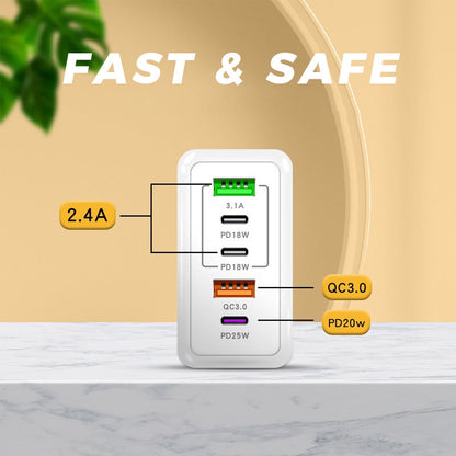 Chargeur rapide 120W avec 5 ports ⚡