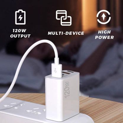 Chargeur rapide 120W avec 5 ports ⚡