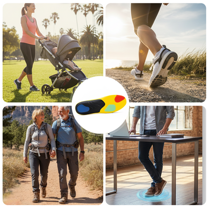 Semelles professionnelles pour le sport avec soutien de la voûte plantaire et absorption des chocs
